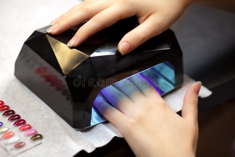 Nagelstudio stock foto