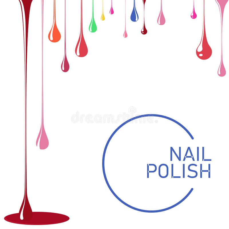 Spika polermedeldroppsvart stock illustrationer Spika polermedeldroppsvart stock illustrationer