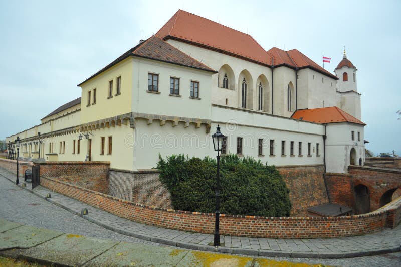 Castle spilberk in brno city