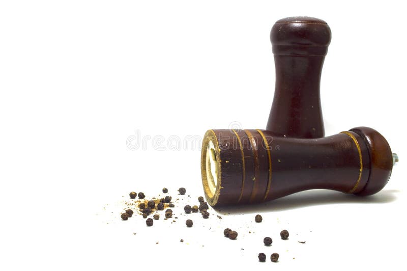 Spilled Black Pepper stock photo. Image of seeds, macro 63641898