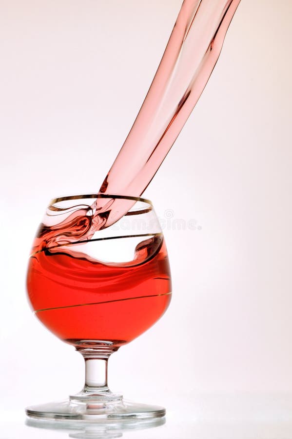 Spilled wine royalty free stock image