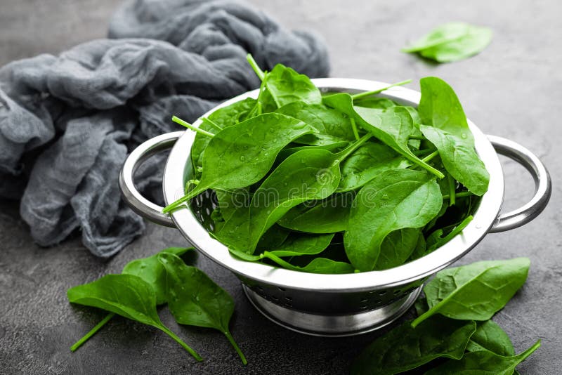 Spinach. Fresh Spinach Leaves Stock Image - Image of organic, eating