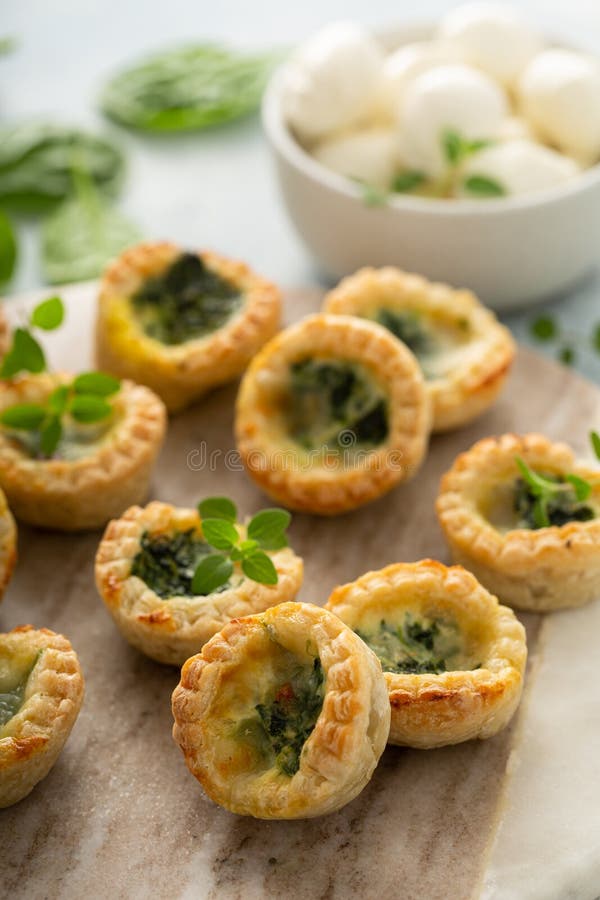 Mini quiches stock image. Image of caterer, food, oeuvre - 9818027