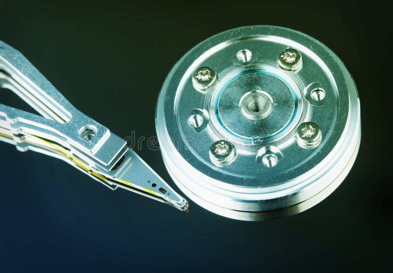 Spindle and Head of Hard Disk Stock Image Image of detail, technological 17243467