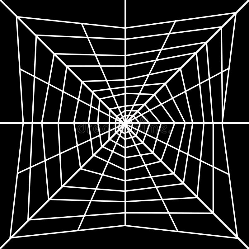 Spinneweb vector illustratie Spinneweb vector illustratie