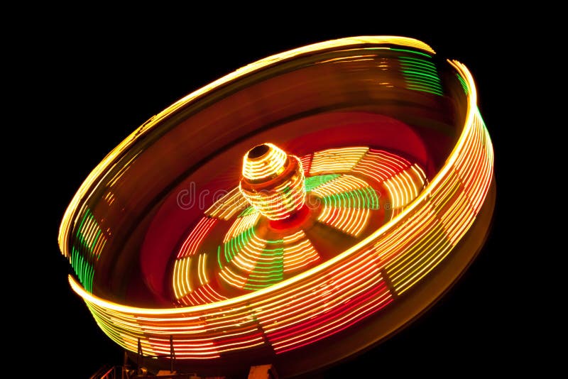 Spinning Fair Ride Lights