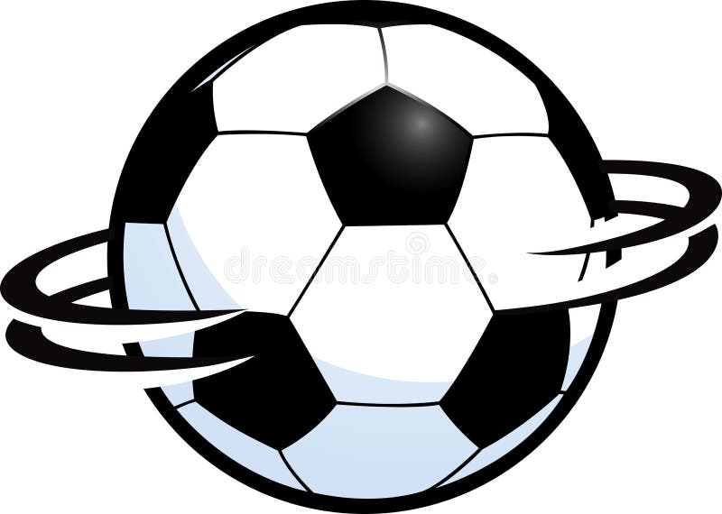 Spinning Soccer Ball stock vector. Illustration of kick 22851663