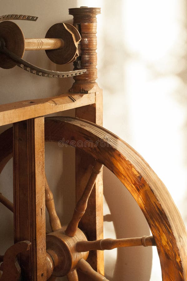 Spinning wheel and spool stock photo. Image of sheep 39434396