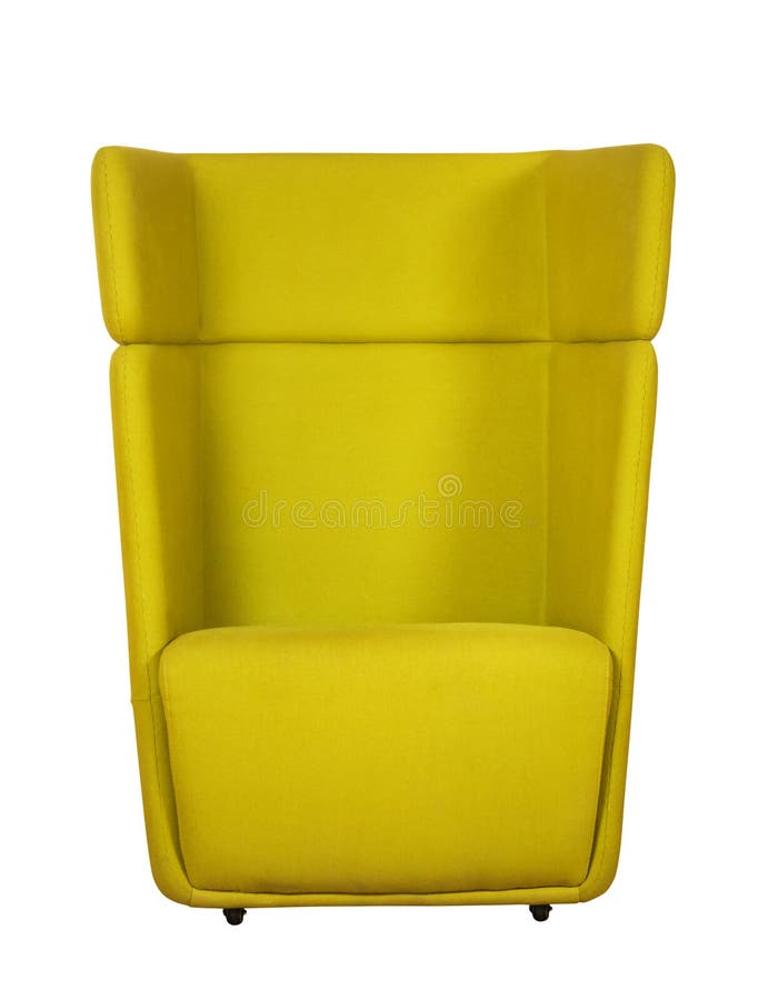 Spinning Yellow Office Chair Stock Photo Image of design, expensive