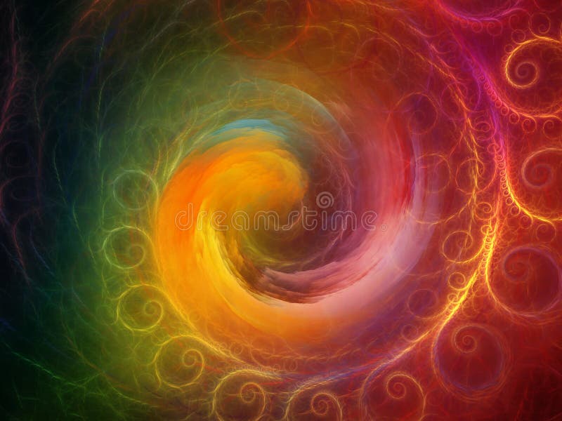 Spiral Background. stock illustration