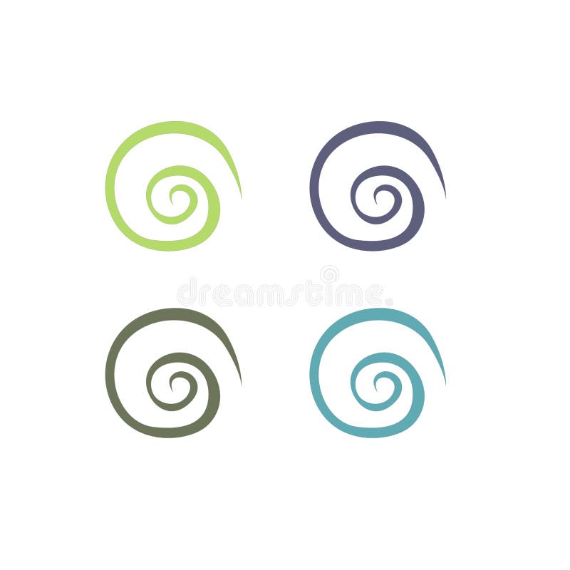 Spiral Bio Shop Logo produktu Symbol znaku ilustracja wektor