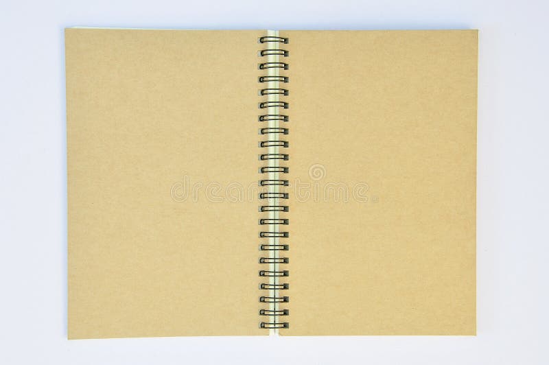 Spiral black recycle notebook