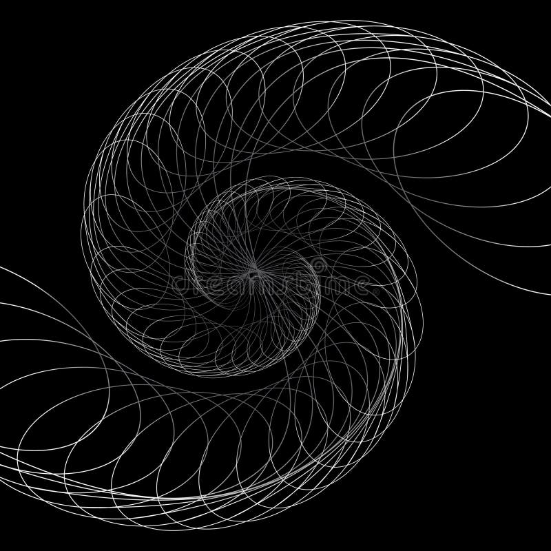 Spiral movement. stock vector. Illustration of spiral 18750329