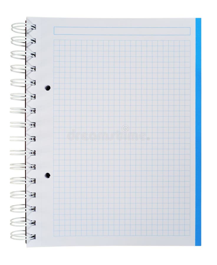 Spiral notebook royalty free stock image Spiral notebook royalty free stock image