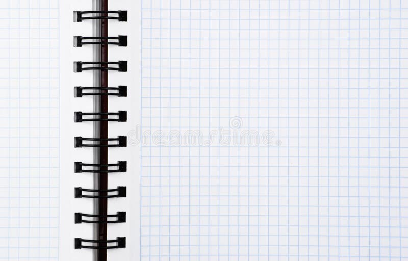 Spiral notebook background