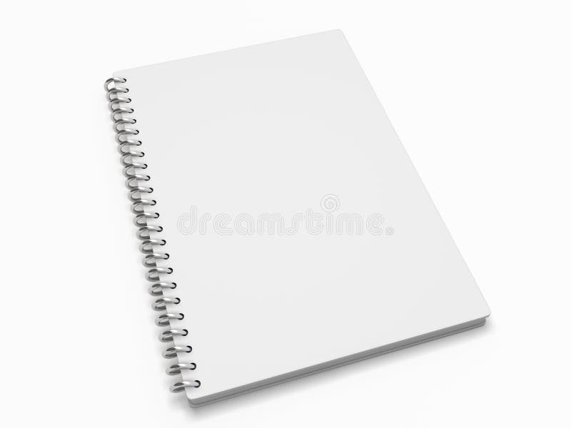 Spiral notebook royalty free illustration Spiral notebook royalty free illustration