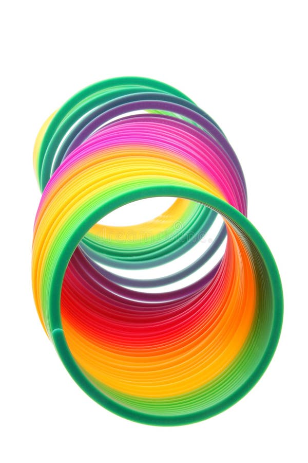 Spiral Spring Toy royalty free stock photography