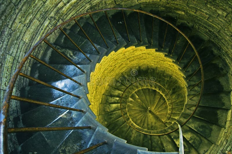 Spiral stairs royalty free stock photos