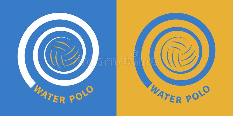Spirale de polo d'eau illustration libre de droits Spirale de polo d'eau illustration libre de droits