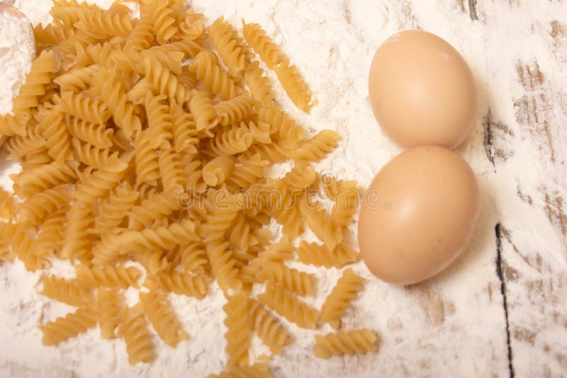 Spirals pasta royalty free stock photo