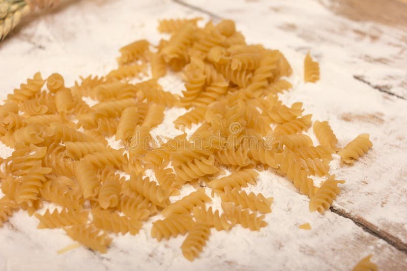 Spirals pasta royalty free stock images
