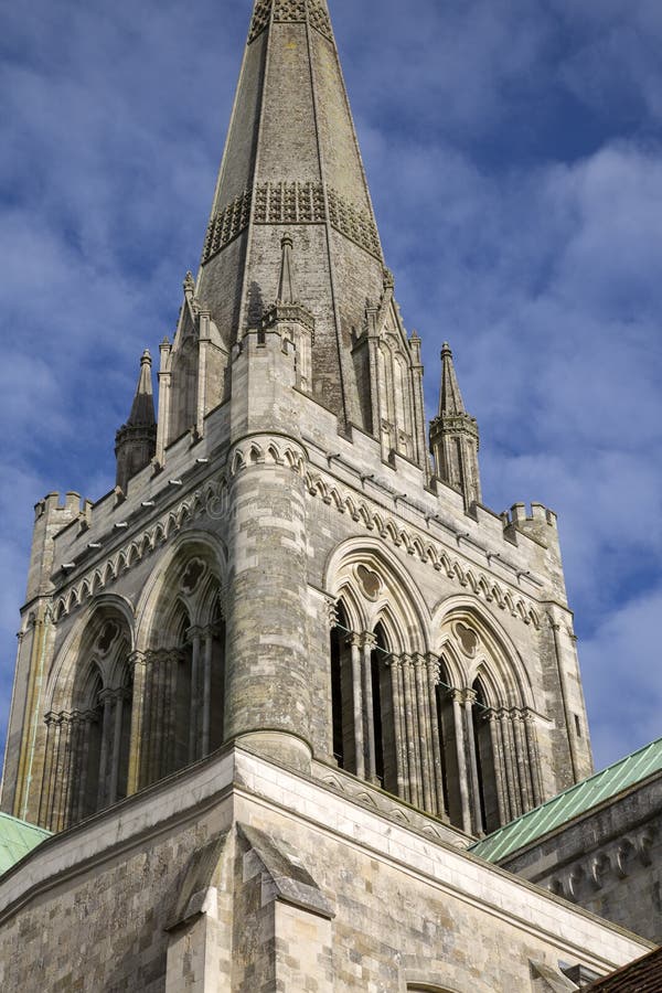 Spire of Chichester Cathedral Church