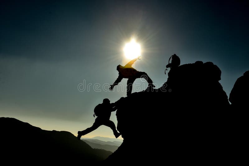 Spirited amateur climbers