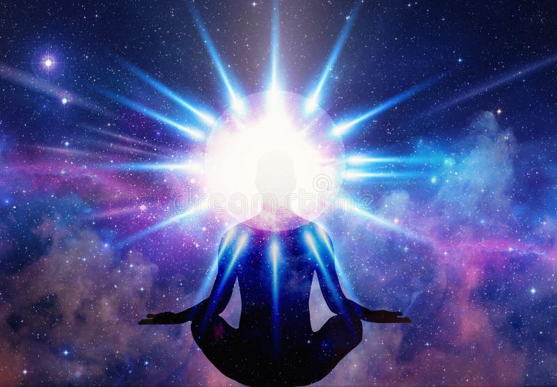 Spirituelle Energie, menschliches Universum, Quantenbewusstsein
