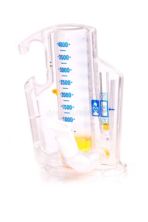 Incentive Spirometer for Breathing Stock Image Image of breathing