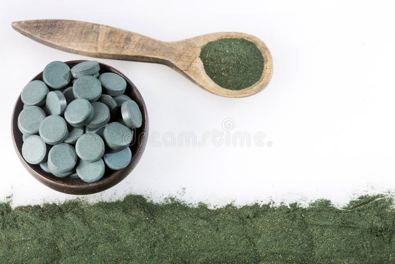 Spirulina Algae Bluish Green Spirulina Stock Photo Image of vitamin, antioxidant 134254760