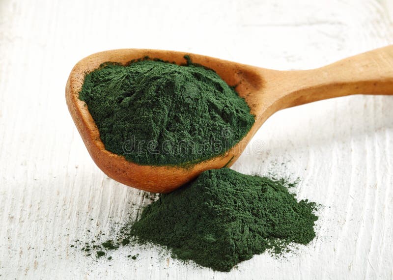 Spirulina algae powder