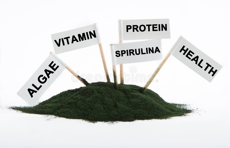 Spirulina powder stock photo. Image of algae, vitamin 7907676