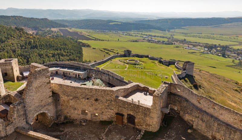 Spis Castle in Spisske Podhradie, Slovakia.