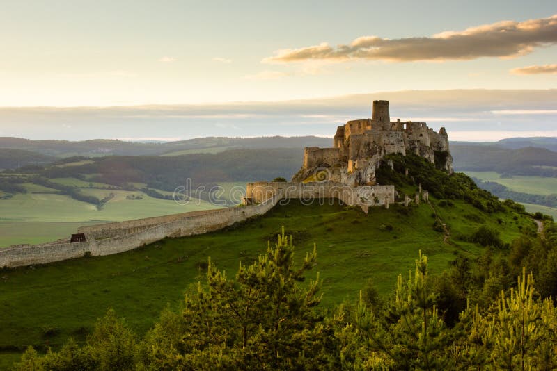 Spis Castle, Slovakia on hilltop