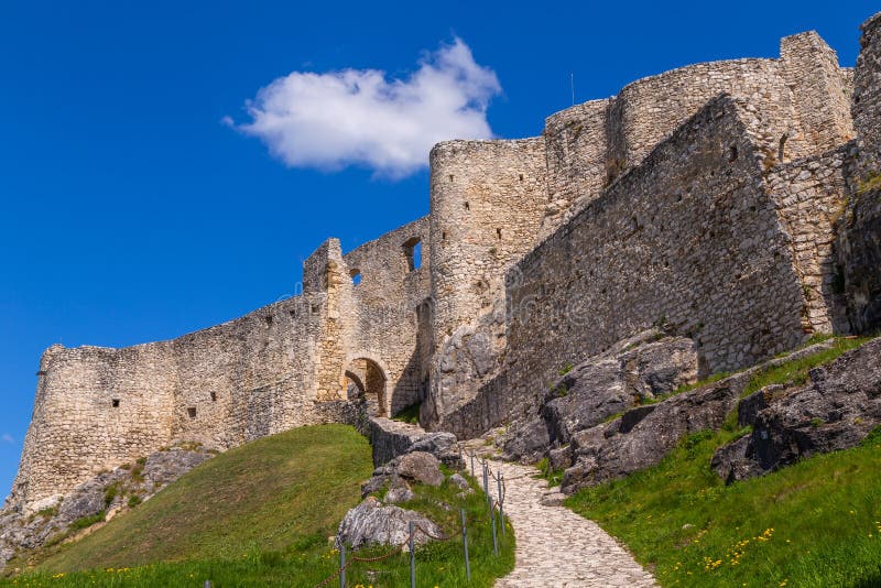 Spissky hrad castle ruins