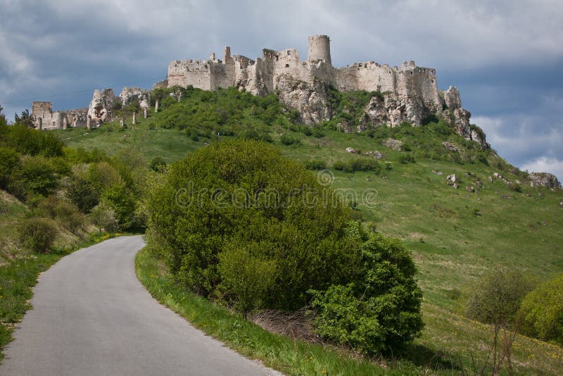 Spissky hrad castle in Slovakia,