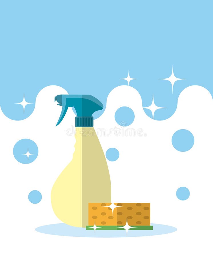 Splash laundry concept stock illustration. Illustration of beautiful