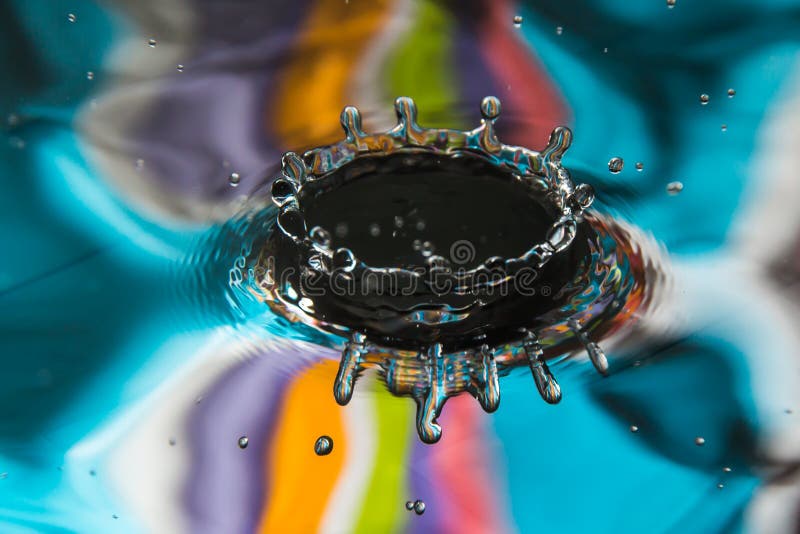 Splash down stock image. Image of water, liquid, drop 31578011