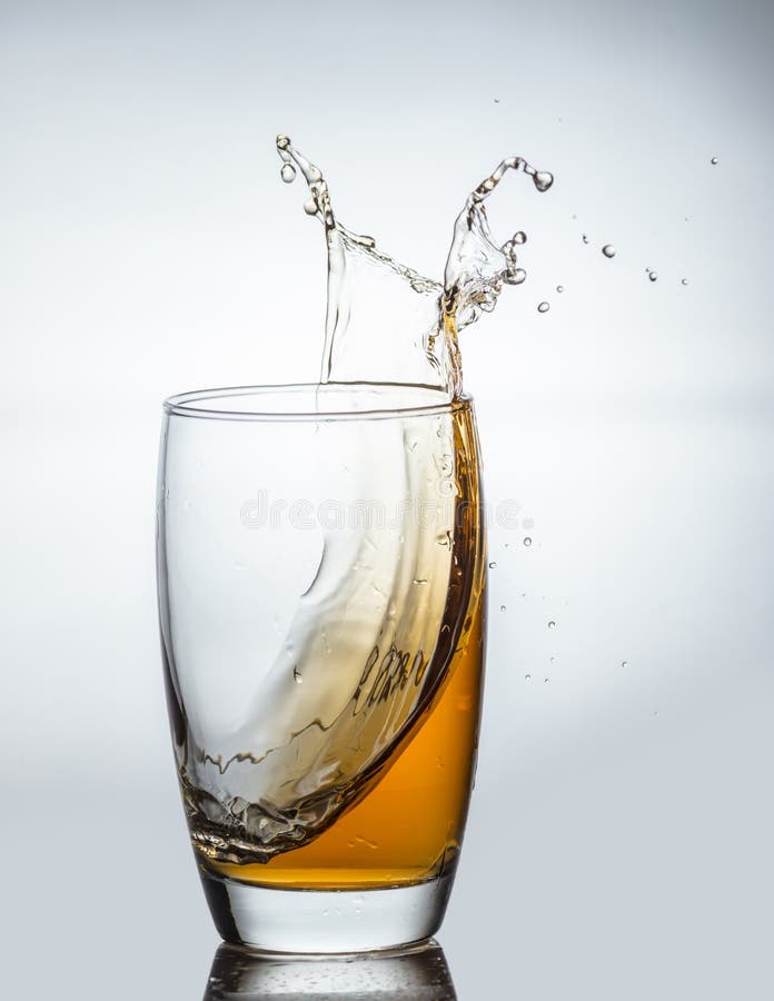 Splash of Drink from a Glass Stock Image Image of drink, food 95511729