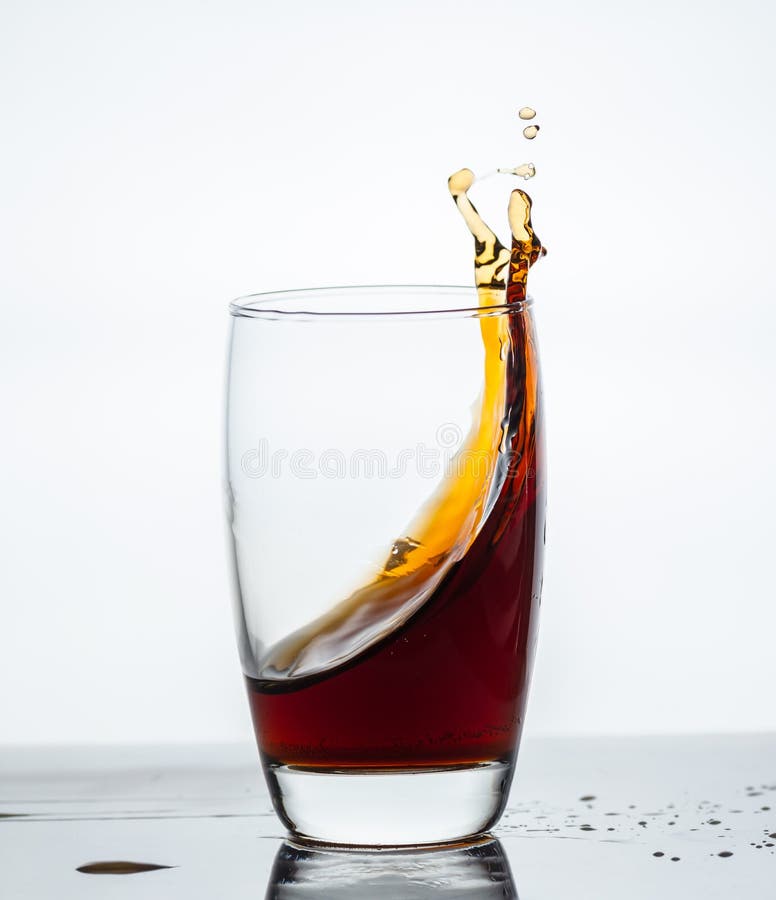 Splash of Drink from a Glass Stock Photo Image of glass, cocktail