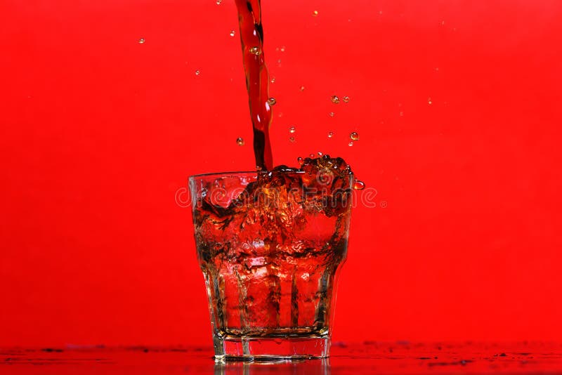 Splash of drink stock photo. Image of splashing, background 121660318