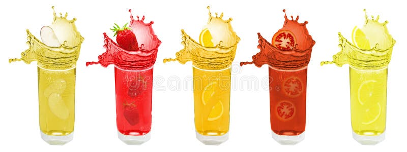 Splash fruit and berry juice royalty free stock photos Splash fruit and berry juice royalty free stock photos