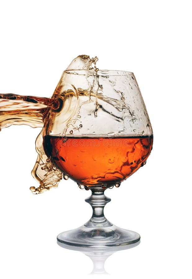 Bohemian glass of cognac stock photo. Image of brandy - 79004448