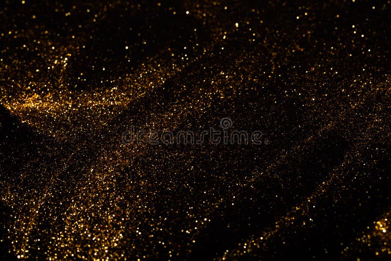 Splash of golden sparkles