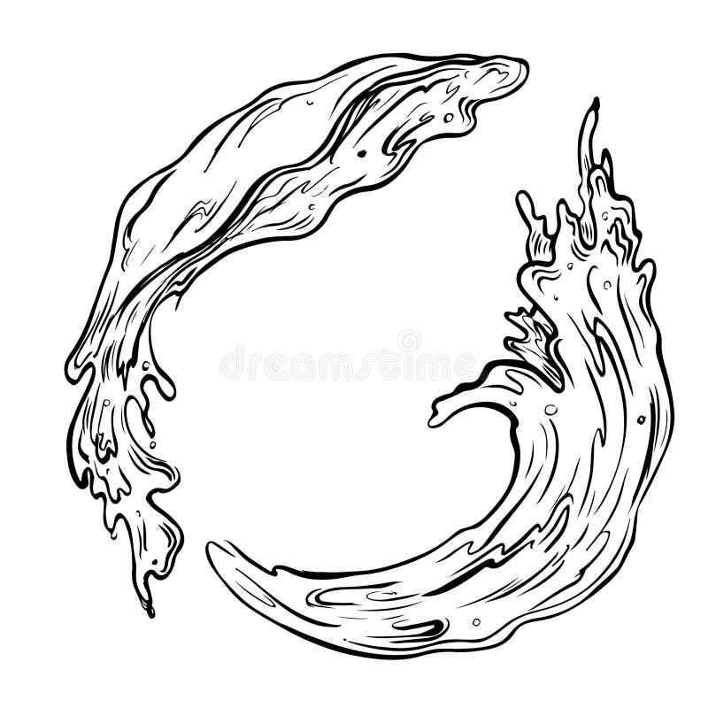 Splash Vector Black White Stock Illustrations – 126,474 Splash Vector