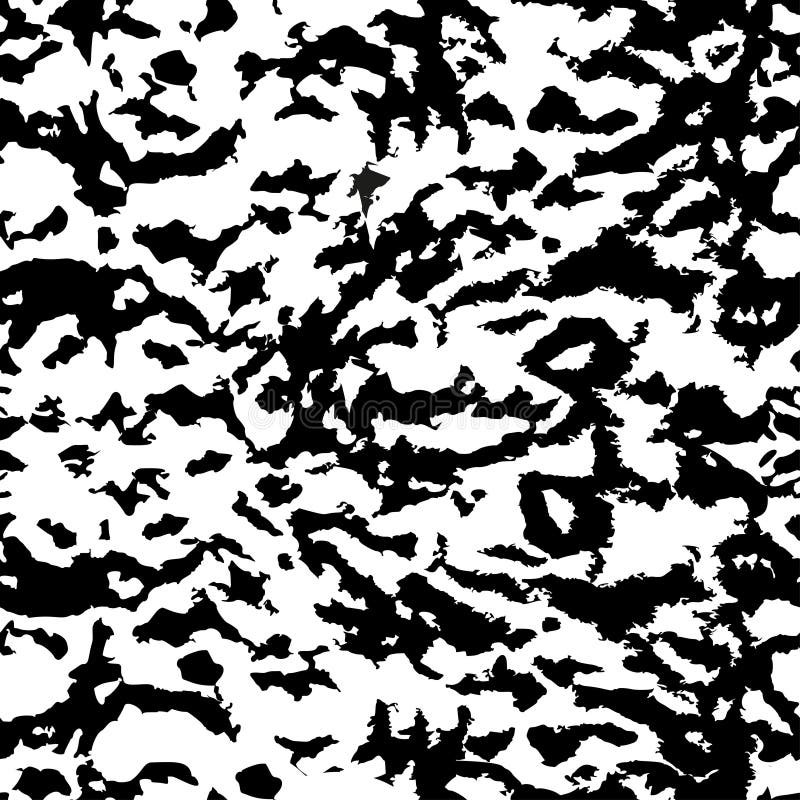 Splash Vector Seamless Pattern. Black and White Hand Drawn Spray ...