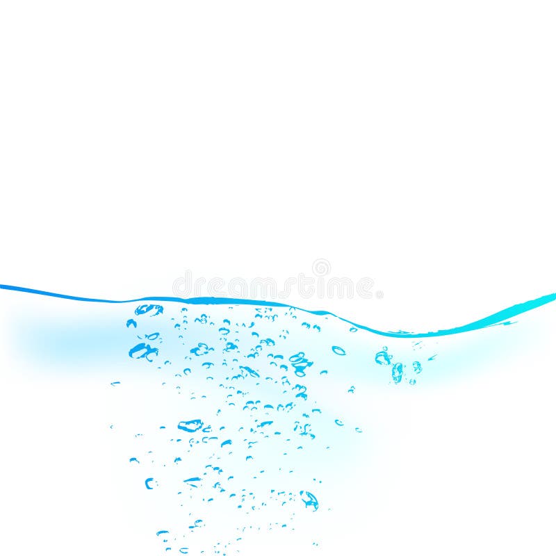 Splash of water blue drops vector