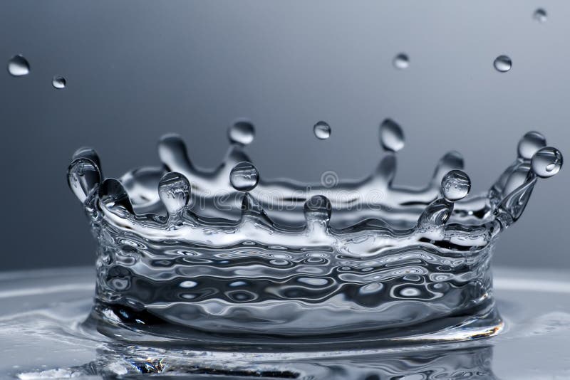 Splash, water crown stock photo. Image of liquid, splash 65477654