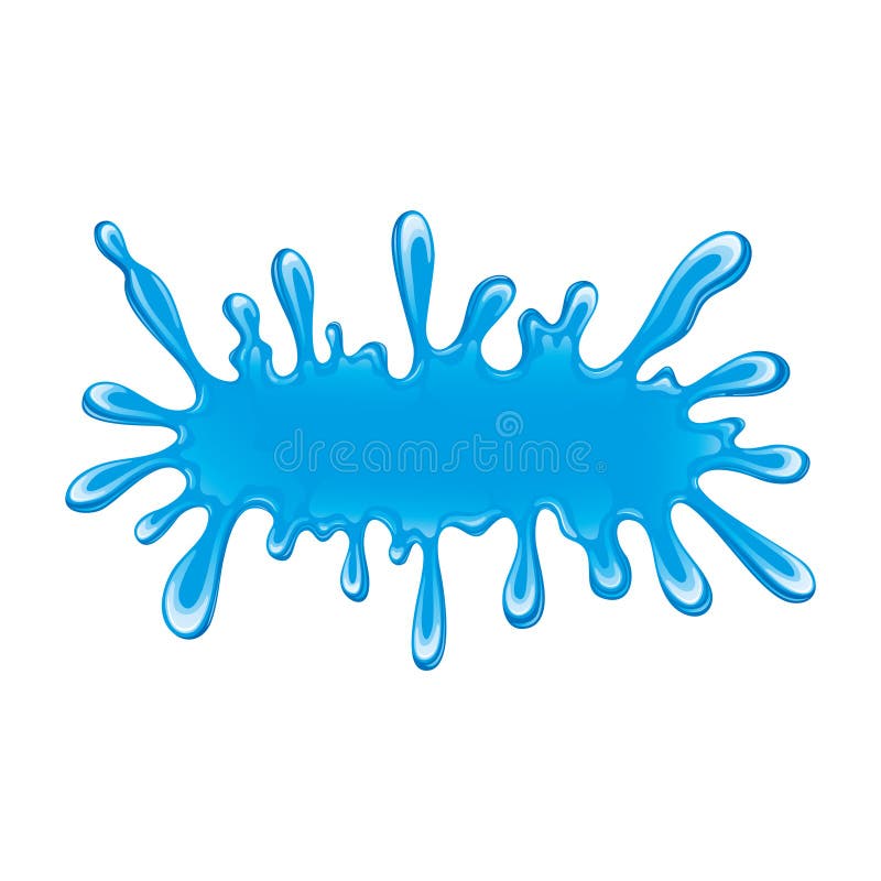 Splash of water on a white background. Juice splash logo vectors