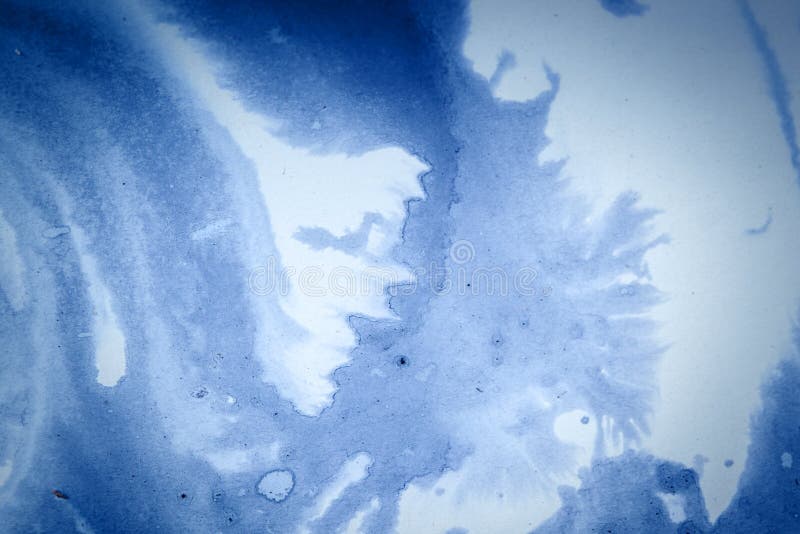 Splashes, Chaotic Ink Spots on a White Background Stock Image Image